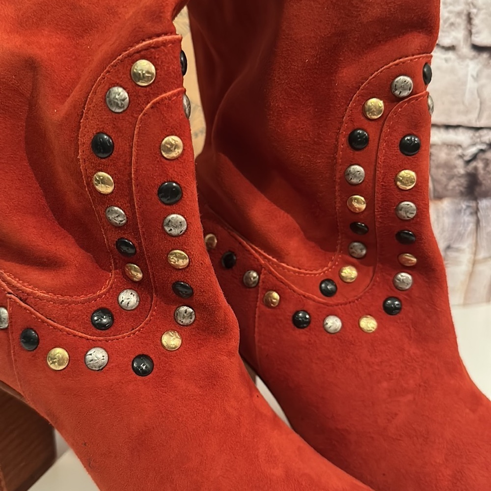 Free People Studded Dakota Heel Boots - Picture 8 of 13